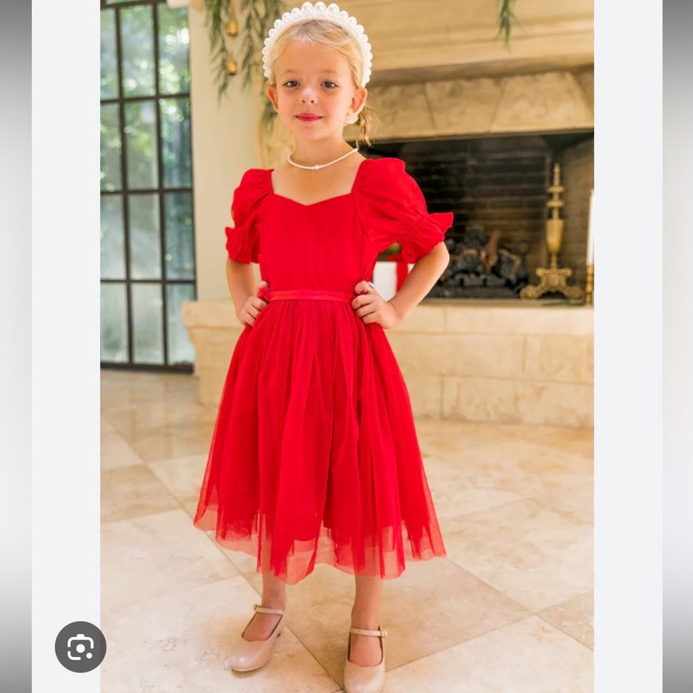 Ivy city co mini ballerina dress red